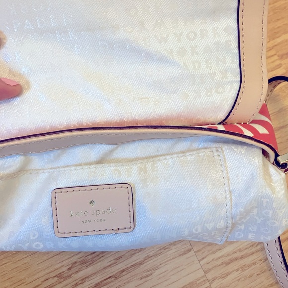 SOLD: Kate Spade Grant Street Sally Peony Palm Crossbody Purse - Picture 7 of 16